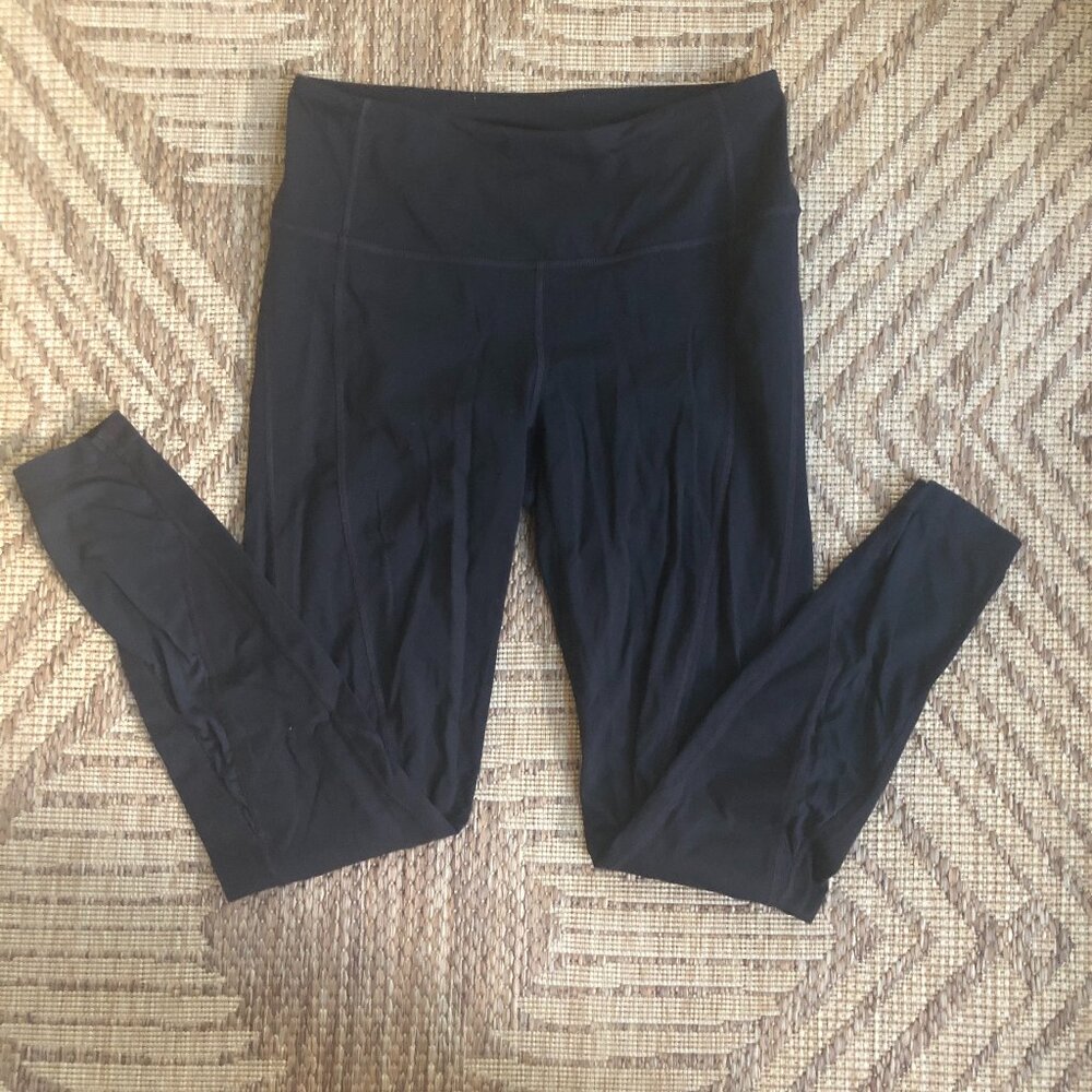 Prana Costas leggings, sheer detail | black | M